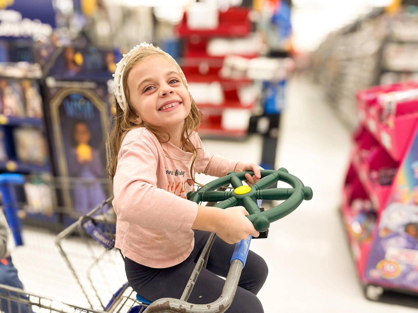 Shopping cart steering wheel - Pirate ship